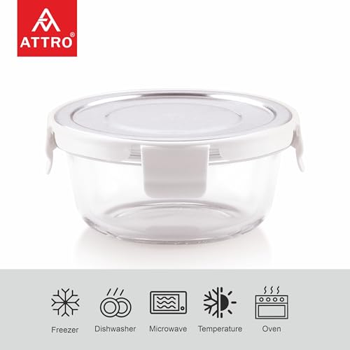 ATTRO Glassox Borosilicate Round Glass