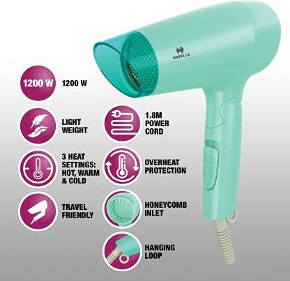 Havells HD2222 Hair Dryer 1200 Watts, Multicolor - Image 4
