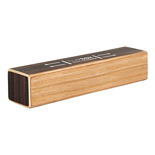Clapbox Dual Chamber Sound Shaker- Rubber Wood (Brown) - Image 4