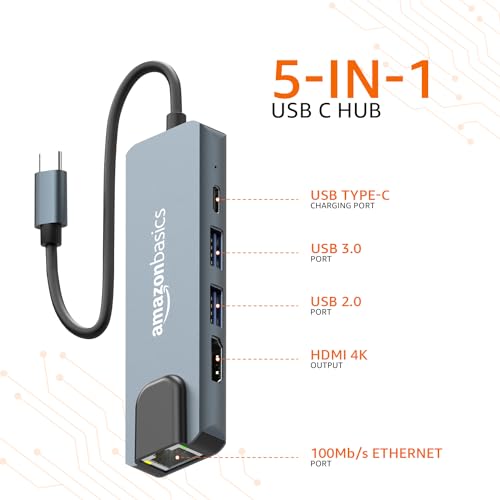 Amazon Basics 5-in-1 Hub Multiport