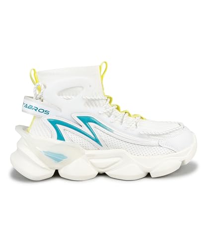 ABROS YAMA-O Chunky Sole High-Top Sneakers for Mens - Image 3