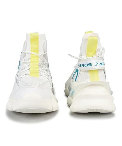 ABROS YAMA-O Chunky Sole High-Top Sneakers for Mens - Image 4