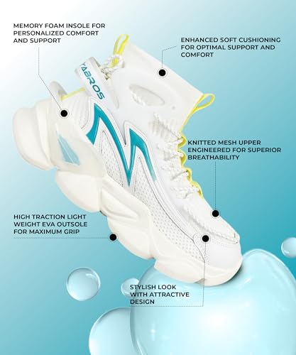 ABROS YAMA-O Chunky Sole High-Top Sneakers for Mens - Image 6