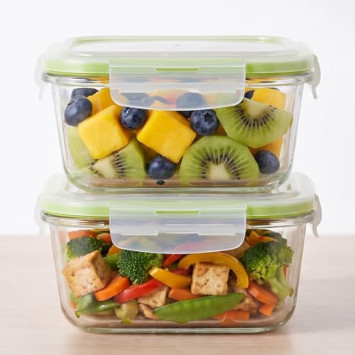 Glass Food Storage Containers Set