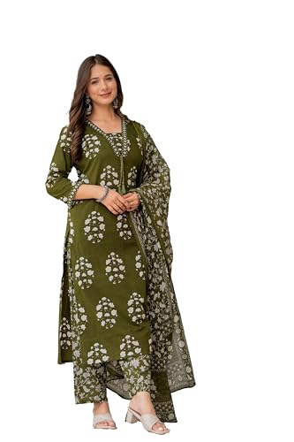 PARTHVI Women's Pure Cotton Printed