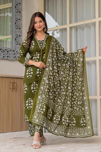 PARTHVI Women's Pure Cotton Printed