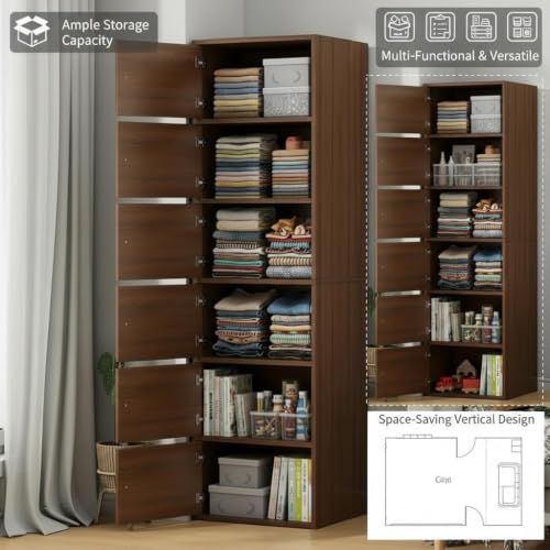 EXVITO Engineered Wood Wardrobe