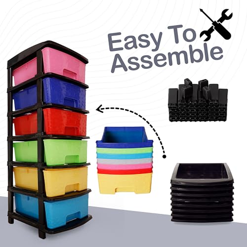 Plastic Modular Drawer Storage Chest