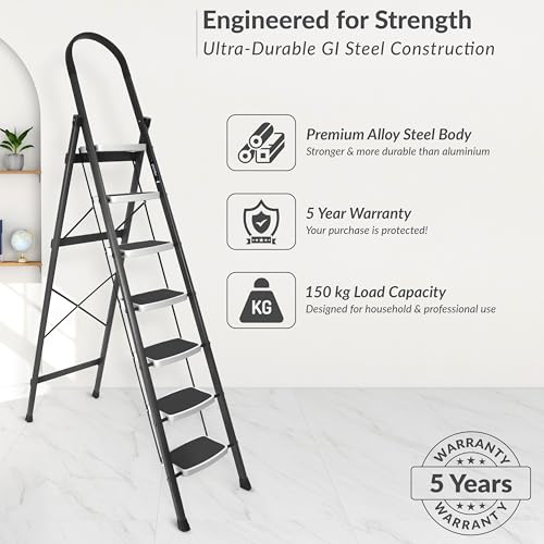 Plantex Steel 7 Step Ladder