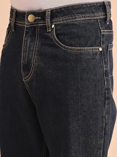 Style Quotient Men Relaxed Fit High Rise Cotton Jeans - Image 2