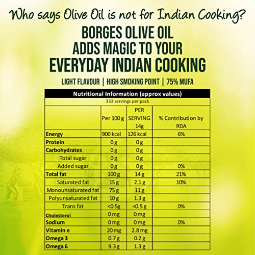 Borges Olive Oil for Indian