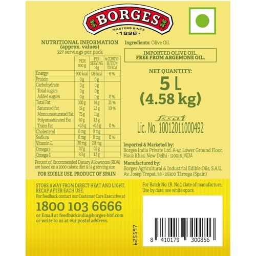 Borges Olive Oil for Indian