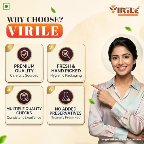 VIRILE Premium Raisins Seedless/Kishmish, 400g