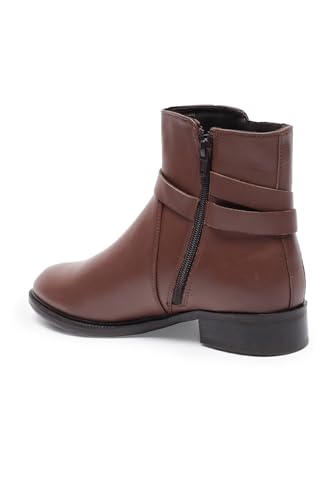 Women Brown Casual Boots - Image 3