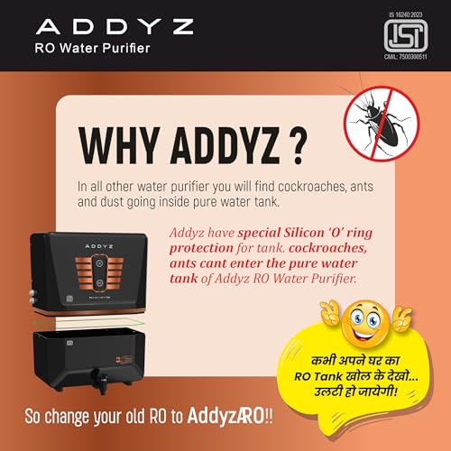 ADDYZ 2.0 RO+UV+UF+Alkaline Water Purifier