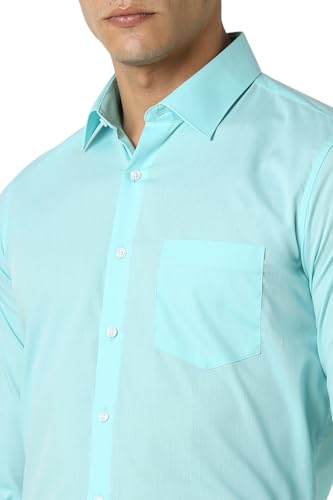 Van Heusen Men's Cotton Slim Fit Solid Formal Shirt - Image 5