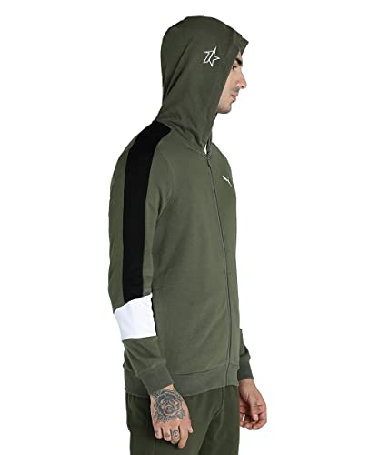 Puma Men Cotton Blend Standard Length Jacket - Image 4