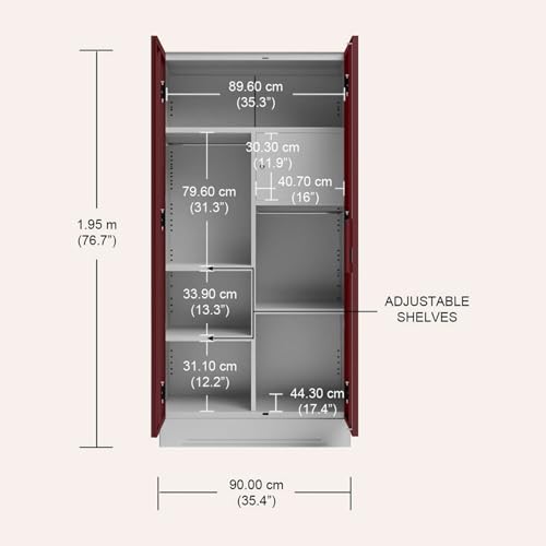 Interio by Godrej Slimline 2-Door