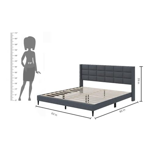 Royaloak Willow Upholstered Queen Bed