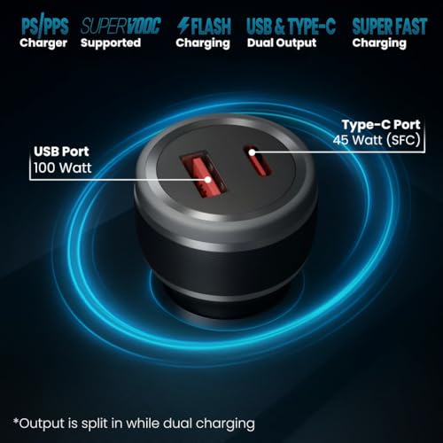 AILKIN 145W Fast Charging Car