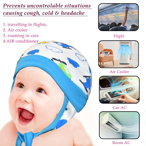 VParents Cotton Cap for New Born Baby Baby Boy&Girl - Multicolor - Image 5