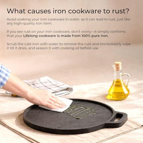 Lifelong Cast Iron Fry Pan