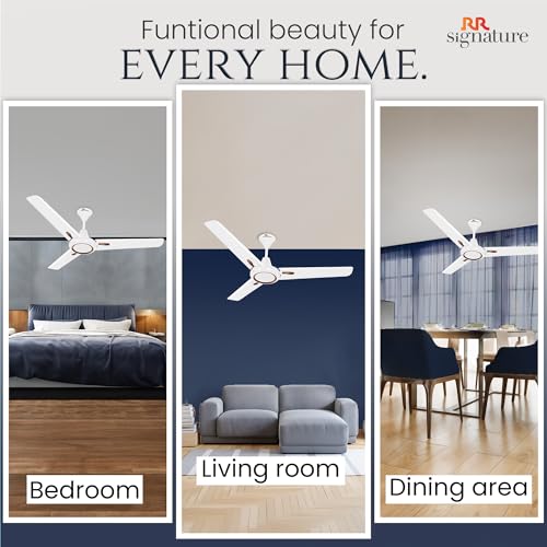 RR SIGNATURE NEOAIR DECO Ceiling Fan 1200 MM [SPARKLE WHITE] - Image 6