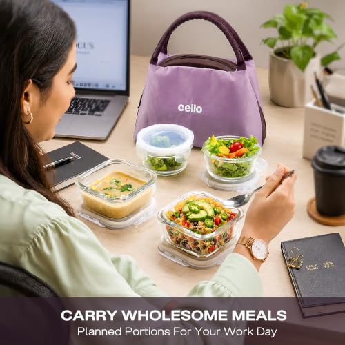 CELLO Alba Glass Lunch Box