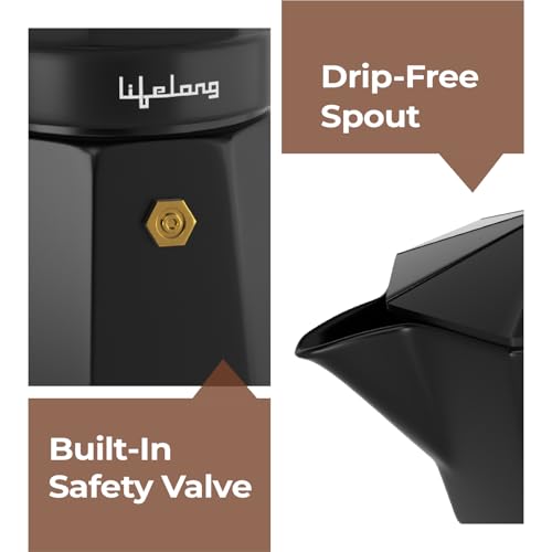 Lifelong Moka Pot 300ml Coffee