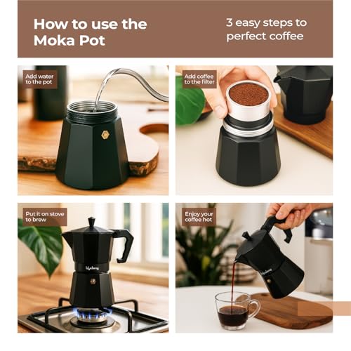 Lifelong Moka Pot 300ml Coffee