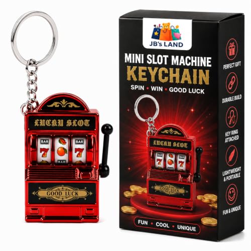 Mini Slot Machine Keychain