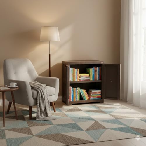 Cello Novelty Compact Bookshelf, Ice
