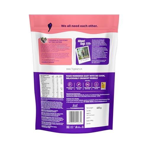 Yogabar Wholegrain Breakfast Muesli |Fruits