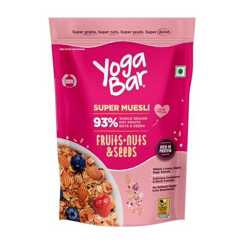 Yogabar Wholegrain Breakfast Muesli |Fruits