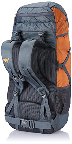 Wildcraft 45 Ltrs Grey and Orange 2 Compartment Rucksack Large - Image 5
