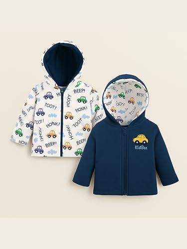 Kidbee Reversible Baby Hooded Jacket