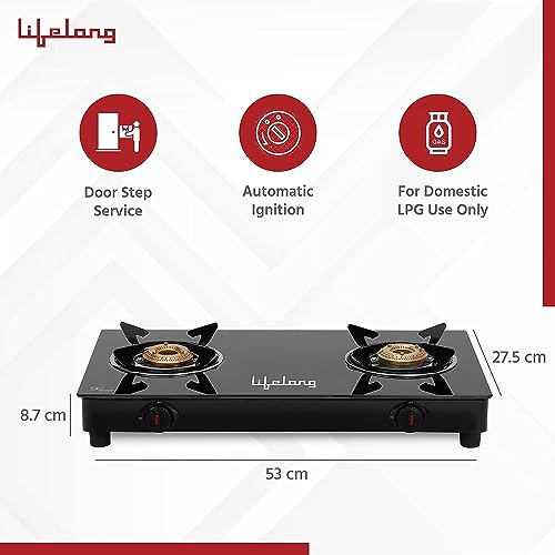 Lifelong 2 Burner Gas Stove