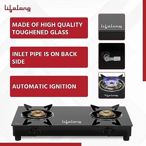 Lifelong 2 Burner Gas Stove