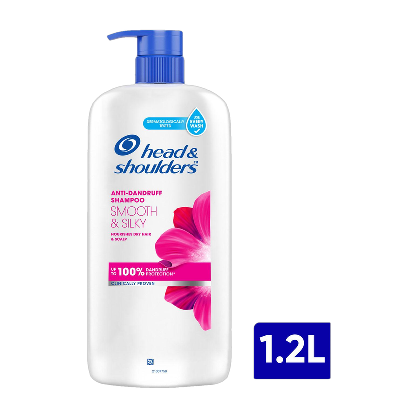HEAD & SHOULDERS Smooth and Silky Anti-Dandruff Shampoo for Men &...more
