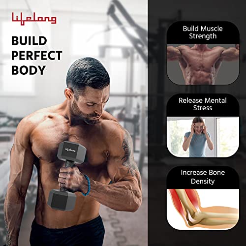 Lifelong PVC Hex Dumbbells Pack