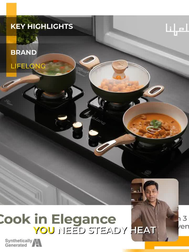 Lifelong HobTop with Toughened Glass Top | High-Efficiency Burner - Image 2
