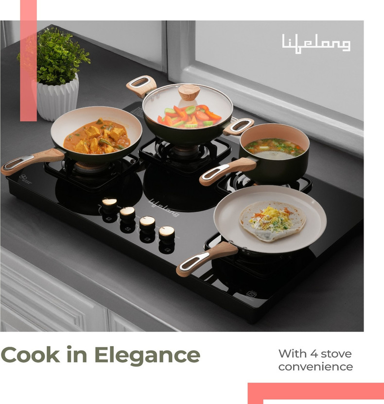 Lifelong HobTop with Toughened Glass Top | High-Efficiency Burner - Image 5