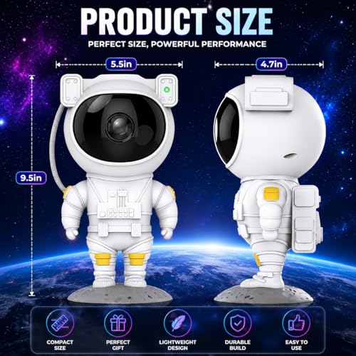 One94Store Astronaut Galaxy Projector Night