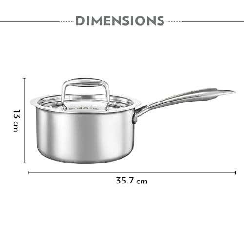 Borosil Cookfresh Triply Stainless Steel