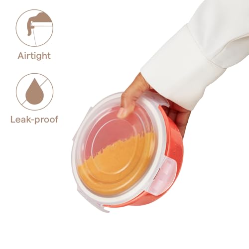 Borosil 950 ml Kube Pink