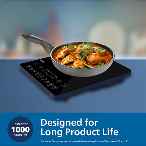 Philips HD4995/00 Induction cooktop, Black and Blue - Image 3