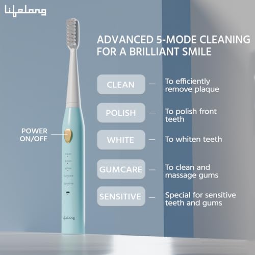 Lifelong Rechargeable Toothbrush for Adults
