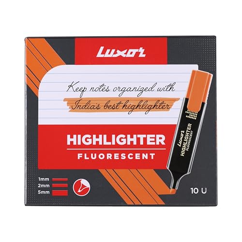 Luxor Highlighter in Orange, Pack