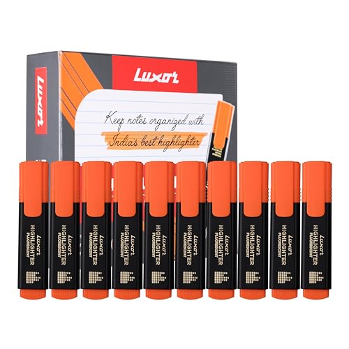 Luxor Highlighter in Orange, Pack