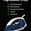 HAVELLS glydo 1000 W Dry Iron (Charcoal Blue) - Image 4